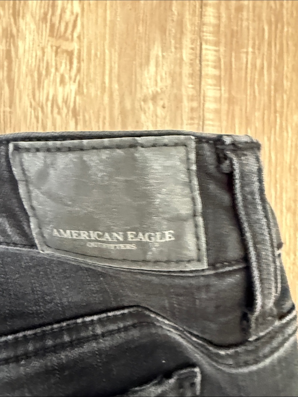 American Eagle Outfitters Women’s Dark Gray/Black Skinny Jeans - Picture 5 of 11